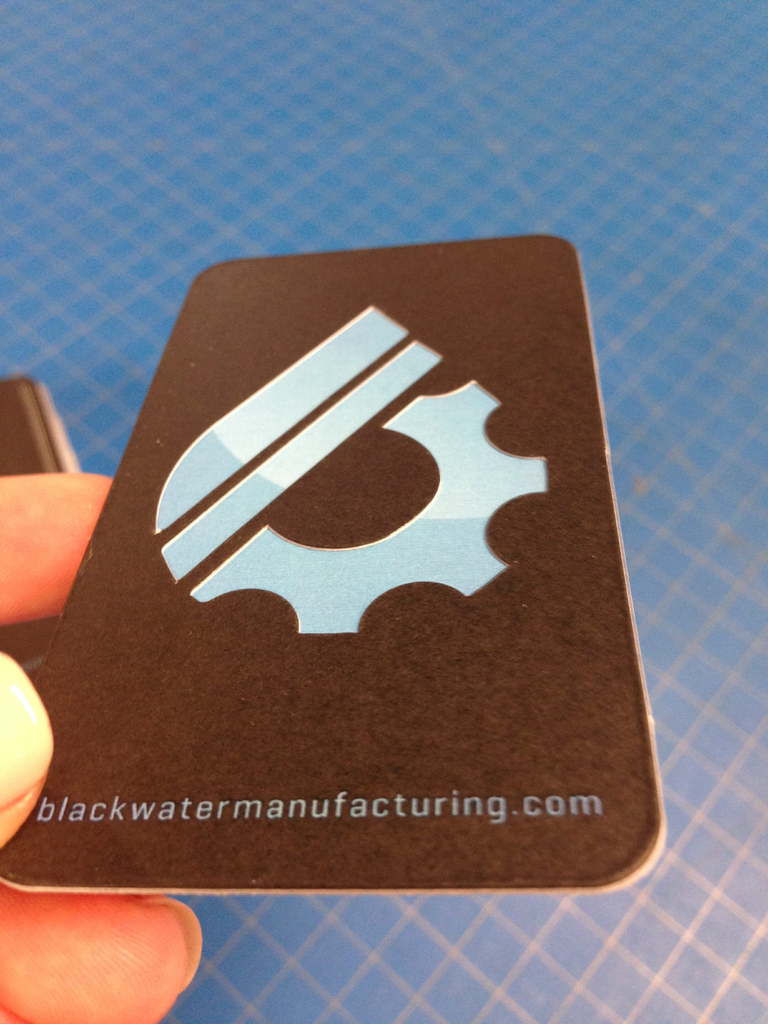 die cut business cards