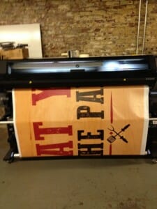 Large Format Printing: Meat ya in machine