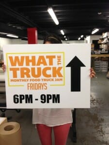 Large-Format Printing: What the truck yard sign