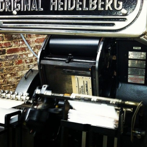 letterpress: 1971 Heidelberg Windmill
