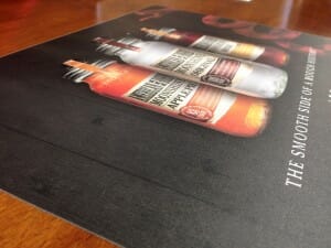 custom-branded bar mats