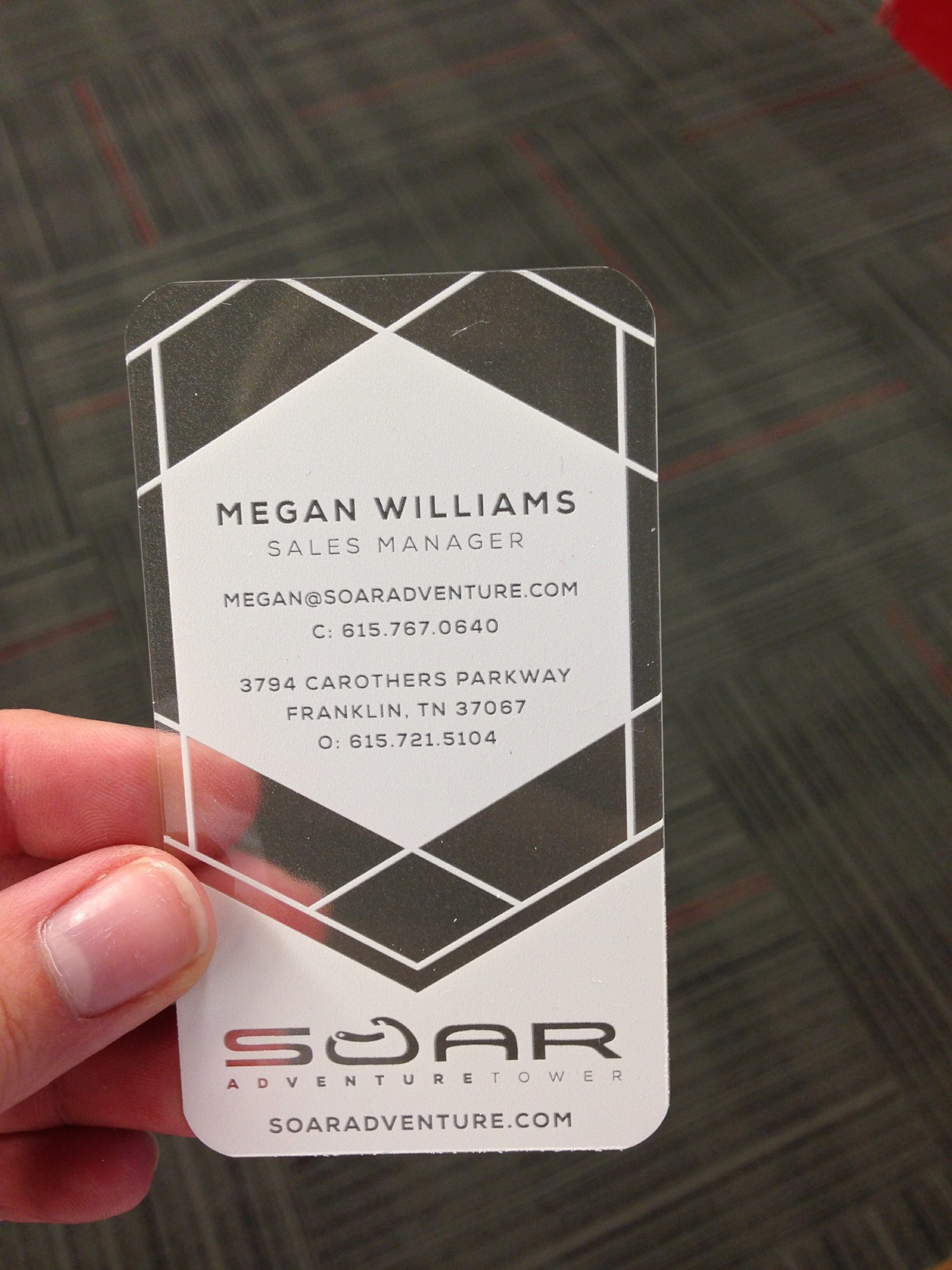 plastic business cards