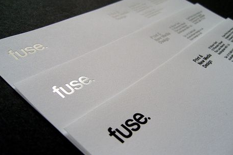 Fuse letterhead with foil stamping