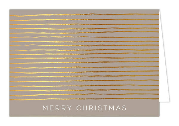 Imperfectly Lined Holiday Card