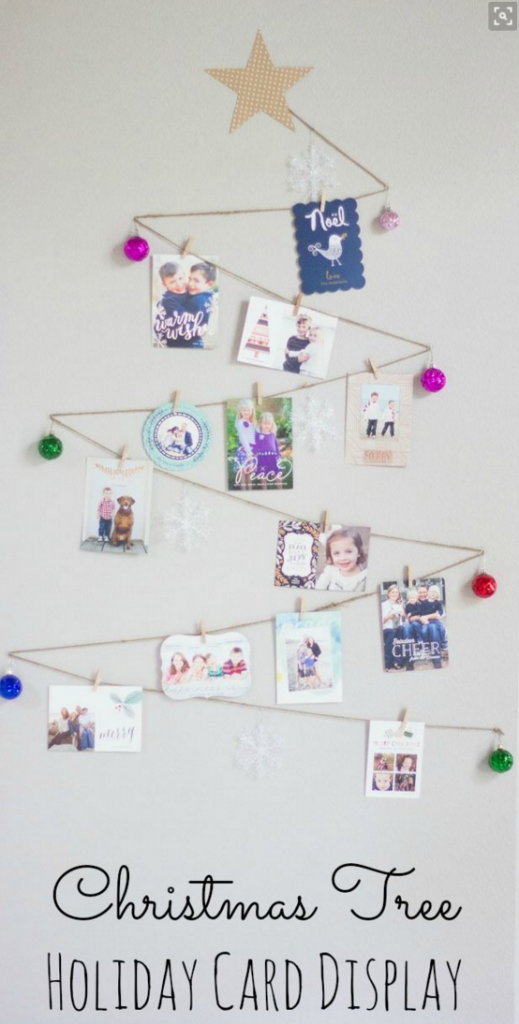 Christmas card displays