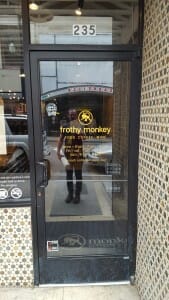 Frothy Monkey Downtown Window Decal