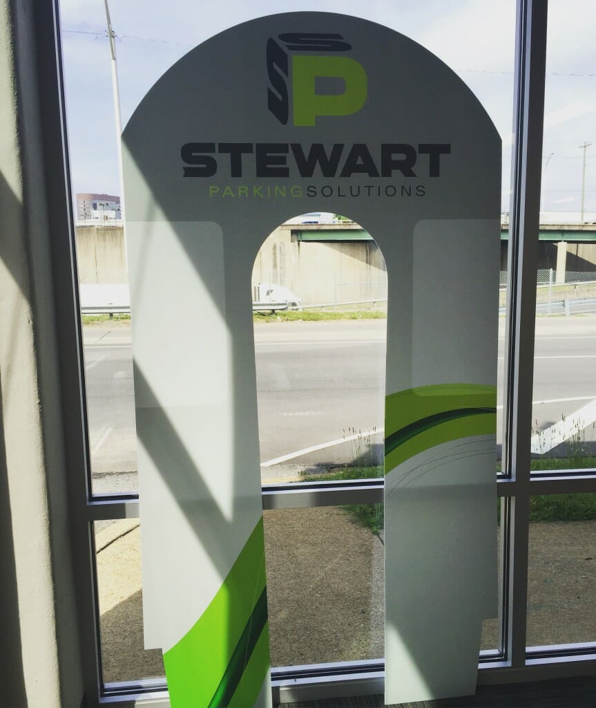 Stewart Parking Meter Signage AMP Advocate Marketing and Print