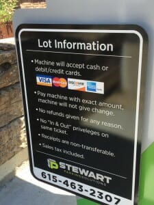 Stewart Parking Lot Information